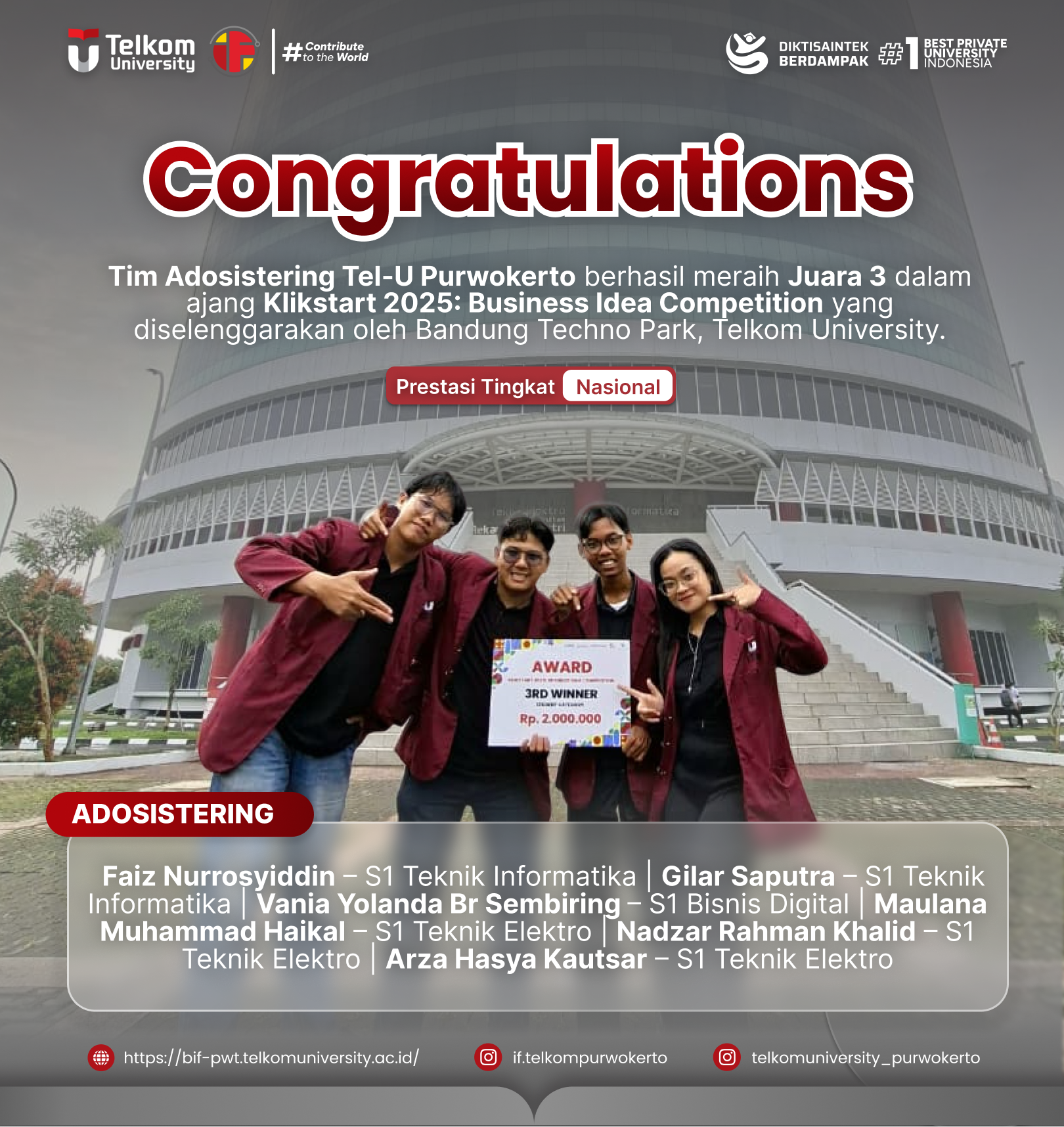 Adosistering website