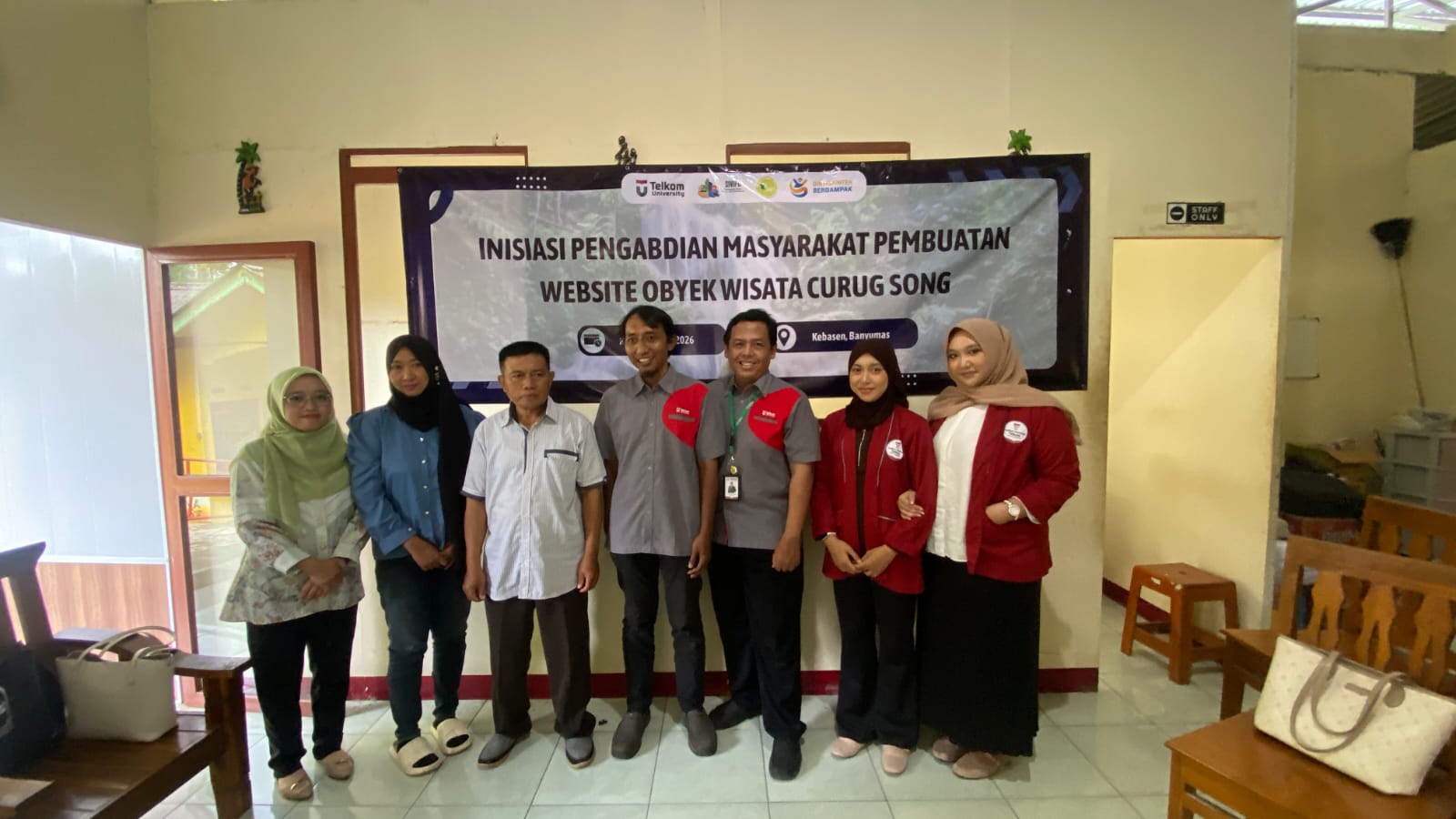 Tim TUP dan manajemen Obyek Wisata Curug Song